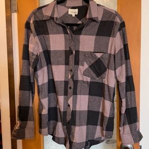 Aritzia Wilfred Free flannel button down
